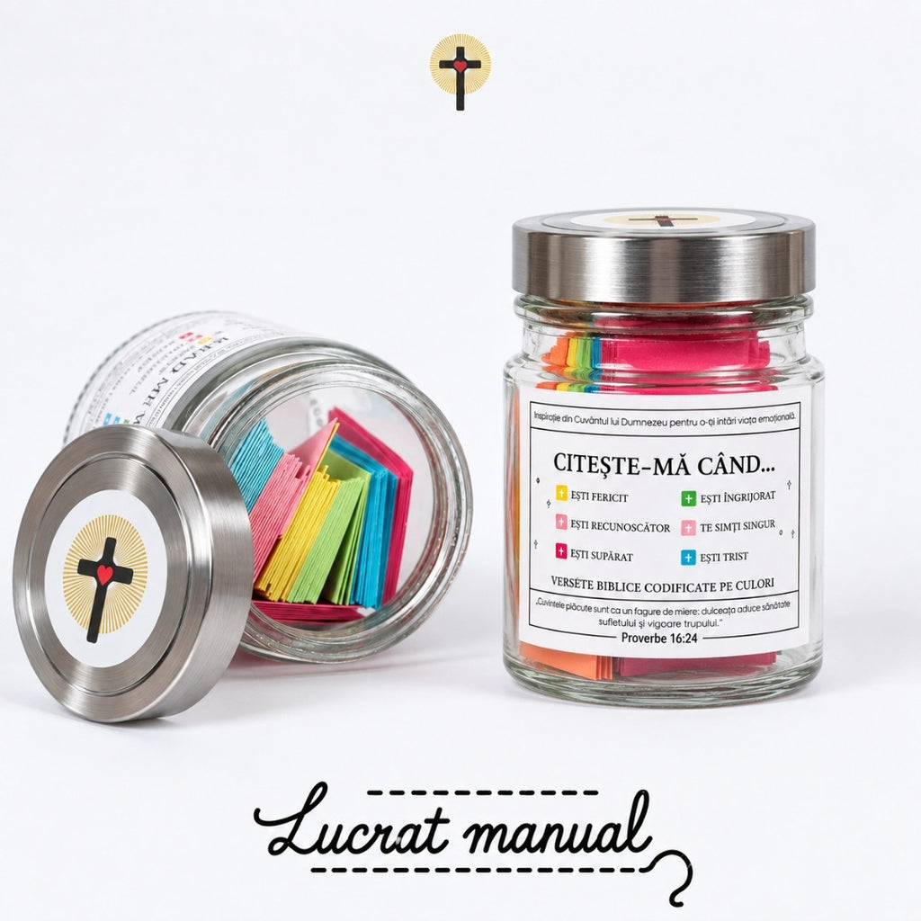 Borcan Handmade❤️ cu versete pentru 90 de zile
